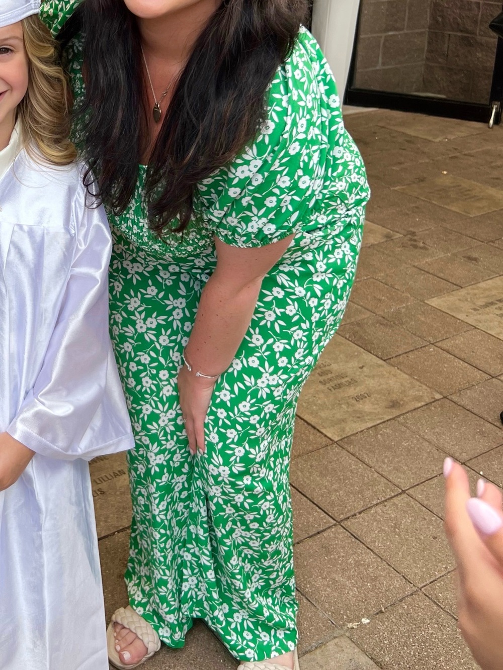 Green Floral Jumpsuit